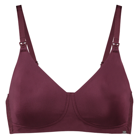 Soutien-gorge d&rsquo;allaitement non-pr&eacute;form&eacute; Alisa, Rouge