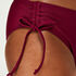 Slip de bikini Rio taille haute Amanda Queen, Pourpre