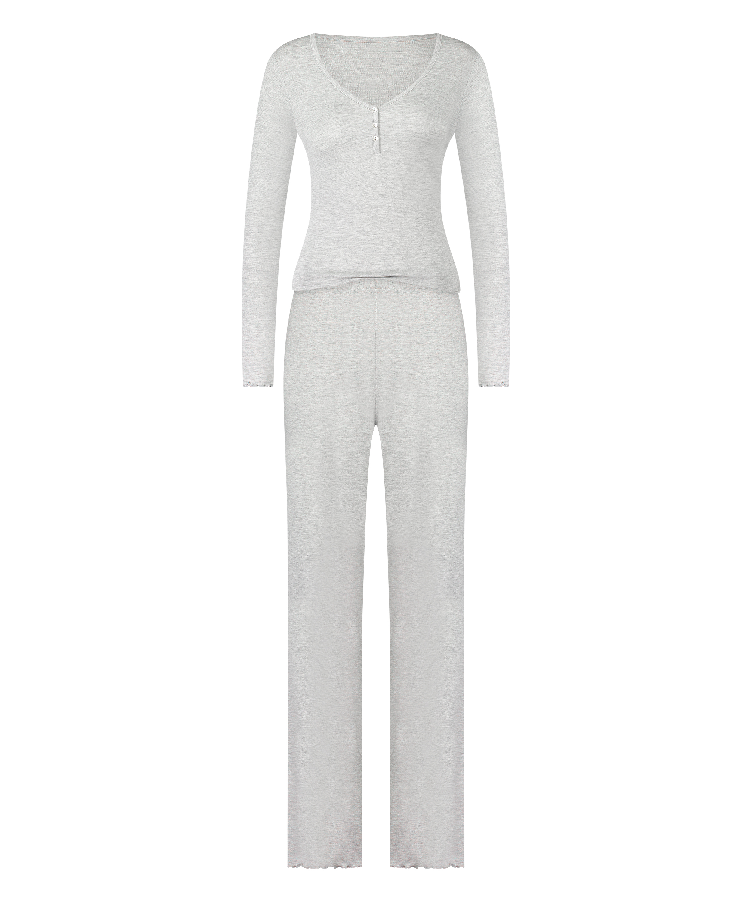 Ensemble de pyjama, Gris, main