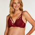 Soutien-gorge d'allaitement rembourr&eacute; &agrave; armatures Lucy, Rouge