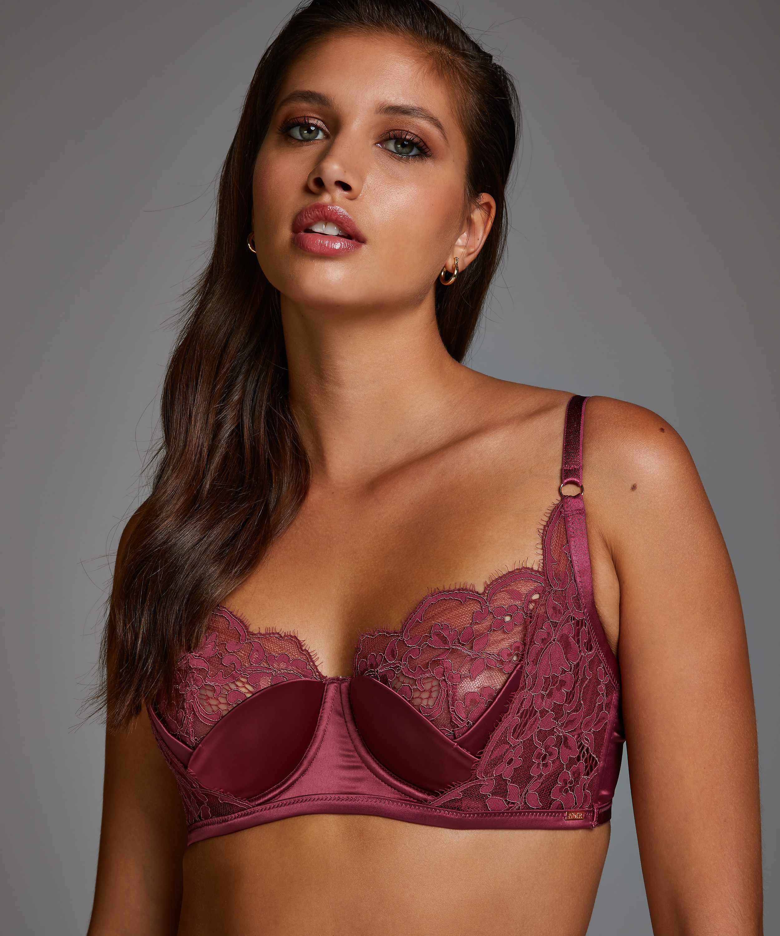 Voorgevormde beugel bh Poppy, Rood, main