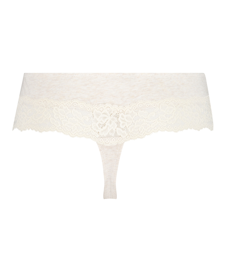 Boxerstring Katoen, Beige