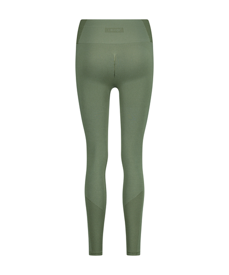 HKMX High Waisted naadloze Sportlegging, Groen