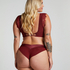 Niet-voorgevormde longline beugel bh Zoe, Rood