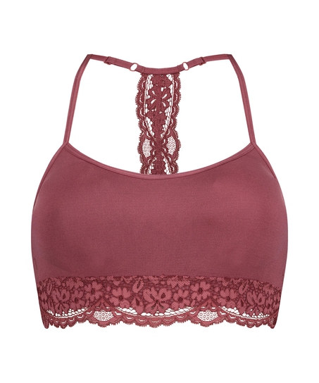 Seamless bralette Marine, Rood