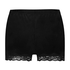 Shorts Velours Lace, Zwart