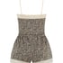 Ensemble de pyjama court Cami, Beige
