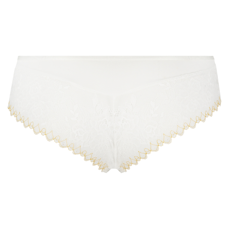 Slip br&eacute;silien Andrea, Blanc