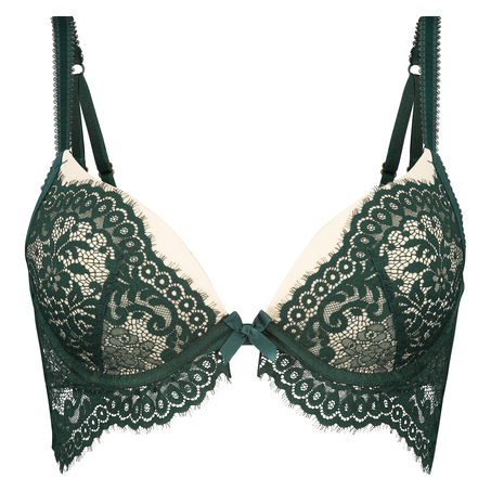 Soutien-gorge push-up à armatures préformé Ingrid, Vert
