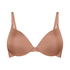 Soutien-gorge &agrave; armatures pr&eacute;form&eacute; push-up Smooth, Brun
