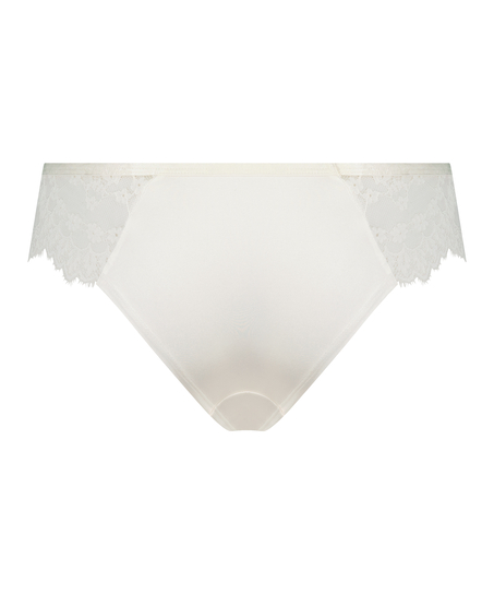 Slip brésilien Daisy, Blanc