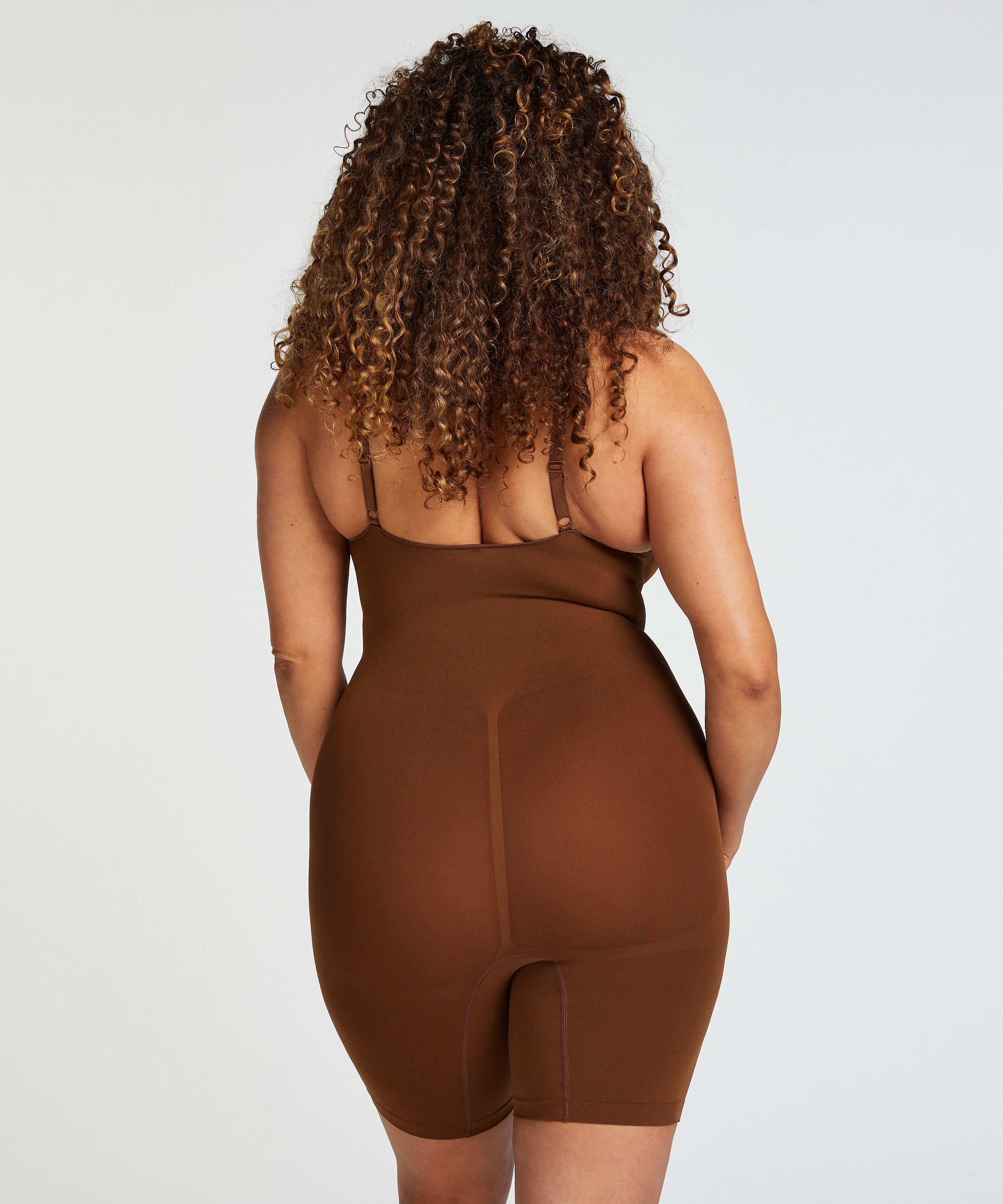 Body Slimmer sans couture mise en forme pour les cuisses, Rouge, main