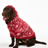 Fleece honden onesie, Rood