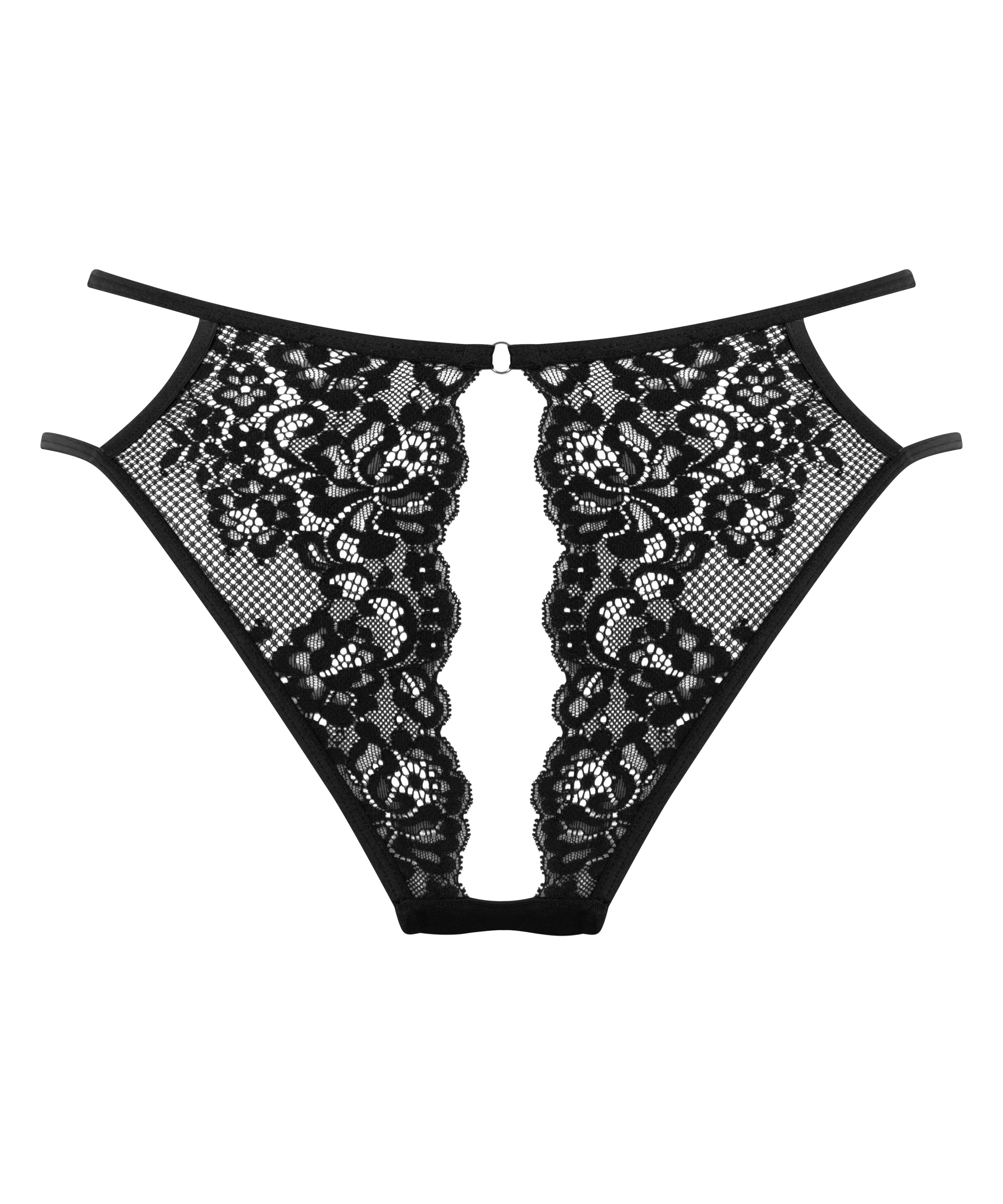 Slip br&eacute;silien Cinnamon, Noir, main