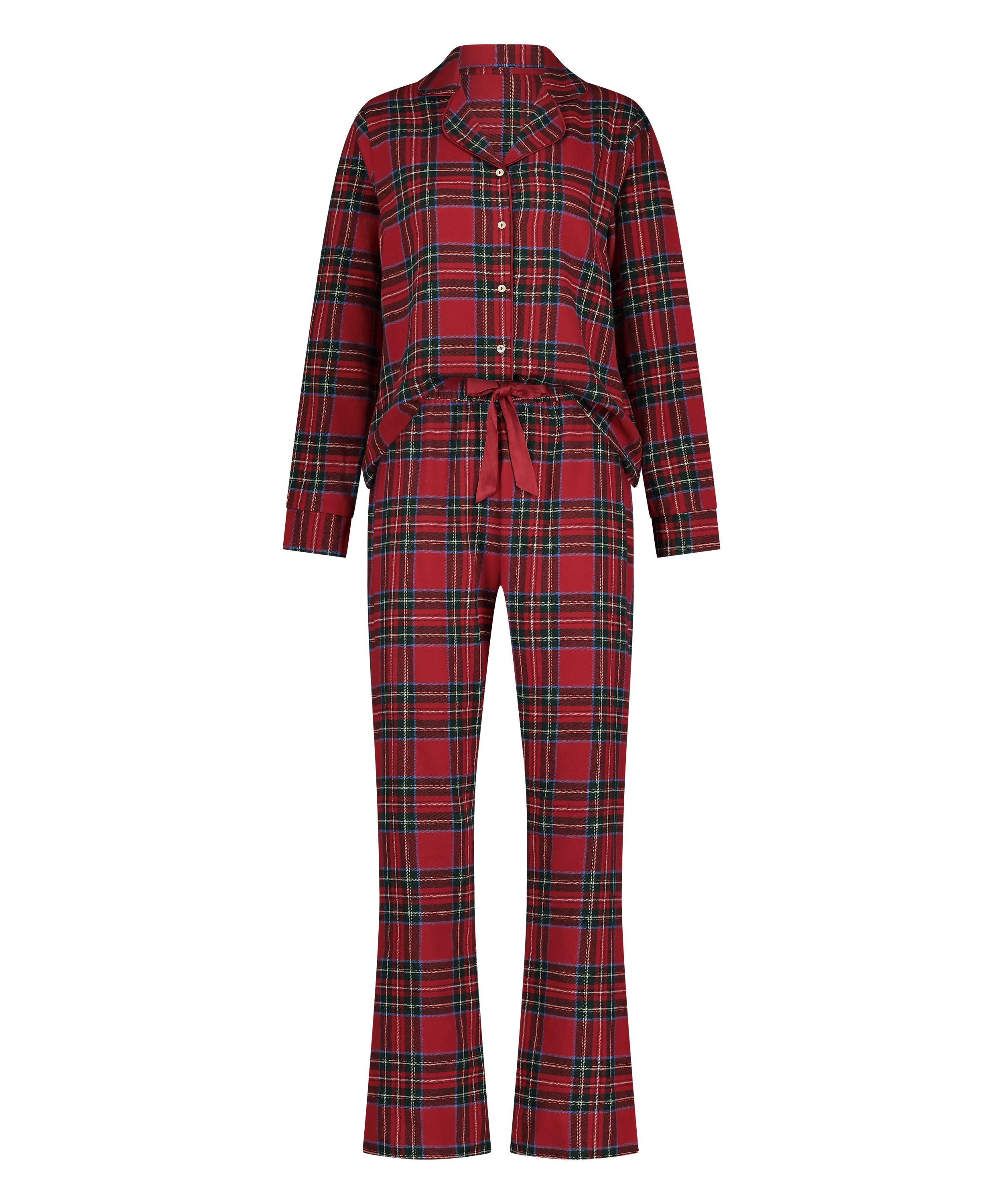 Pyjamaset Twill, Rood, main