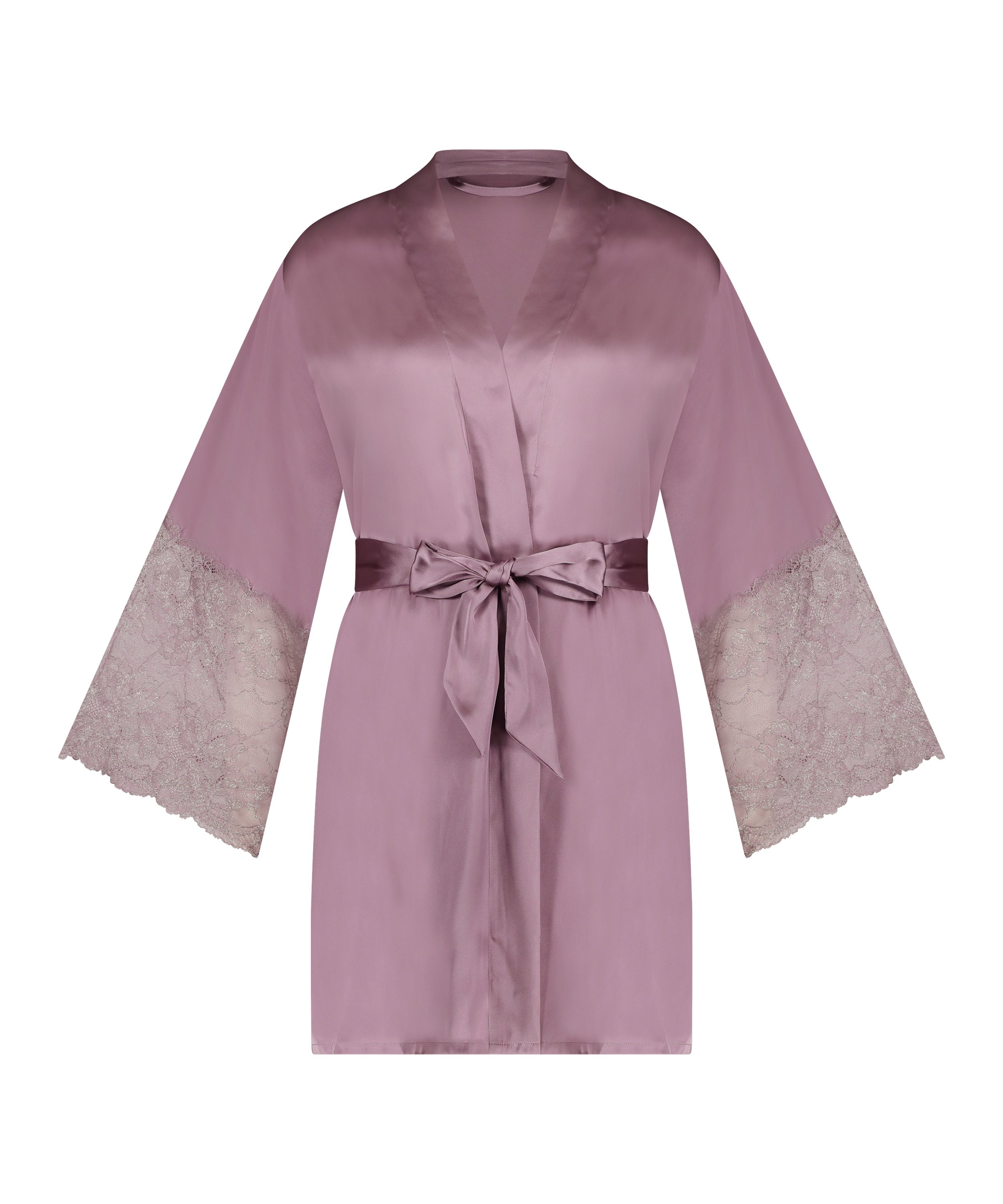 Kimono Satin, Paars, main