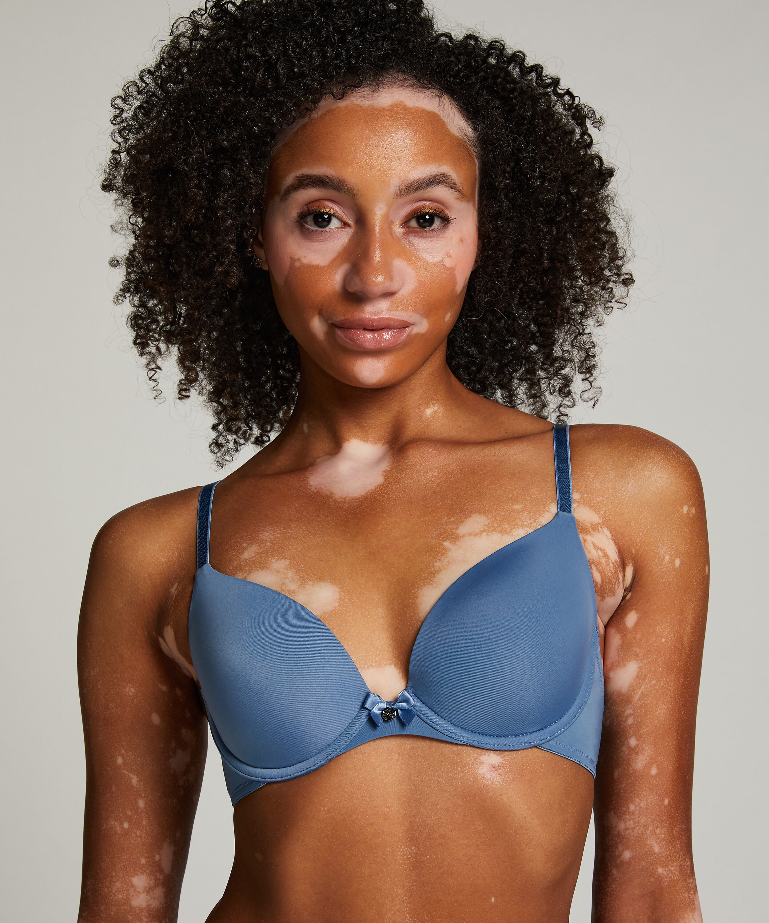 Soutien-gorge à armatures préformé Plunge, Bleu