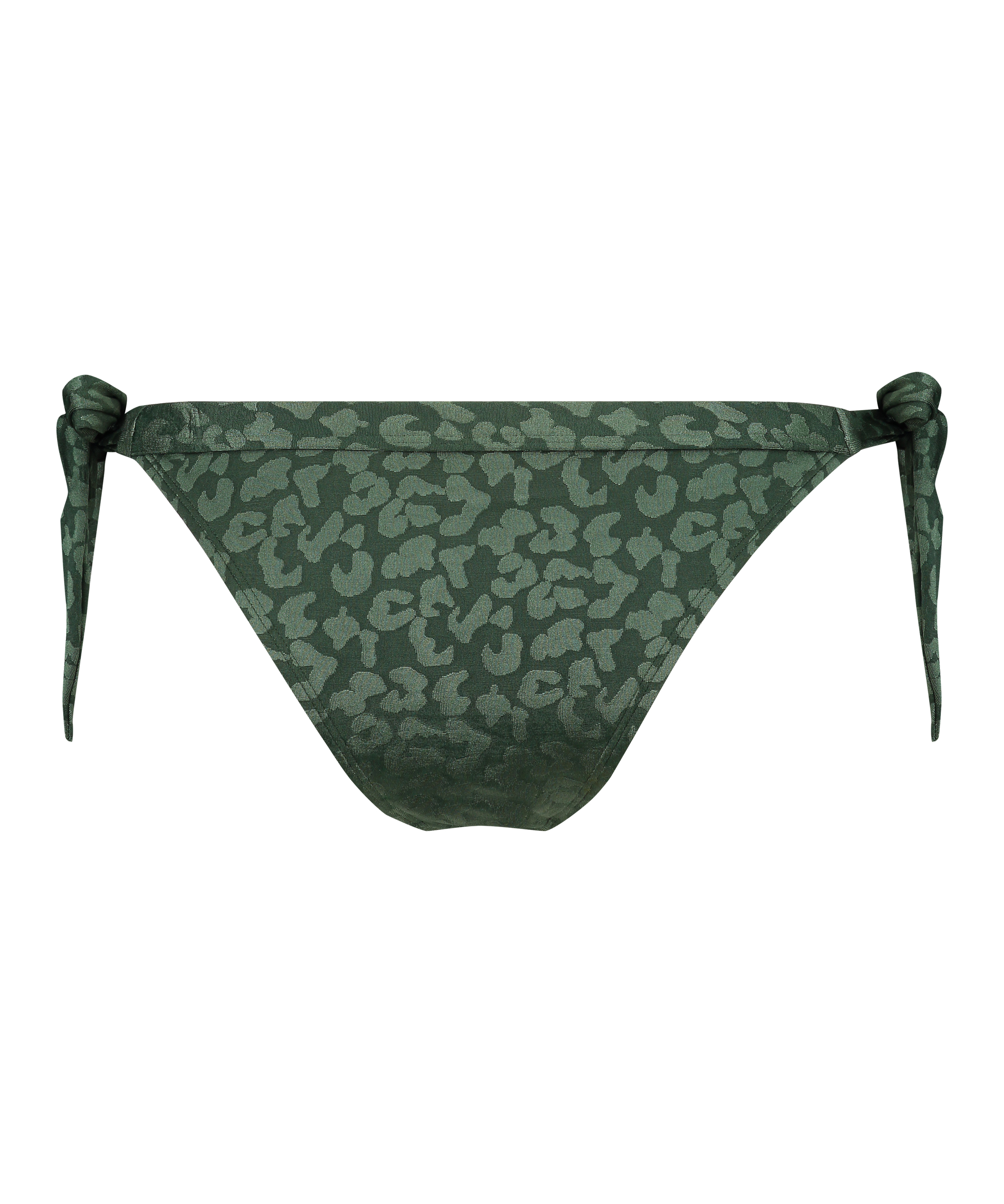Bas de bikini brésilien Tonal Leo, Vert, main