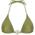 Triangel bikinitop Yucatan, Groen