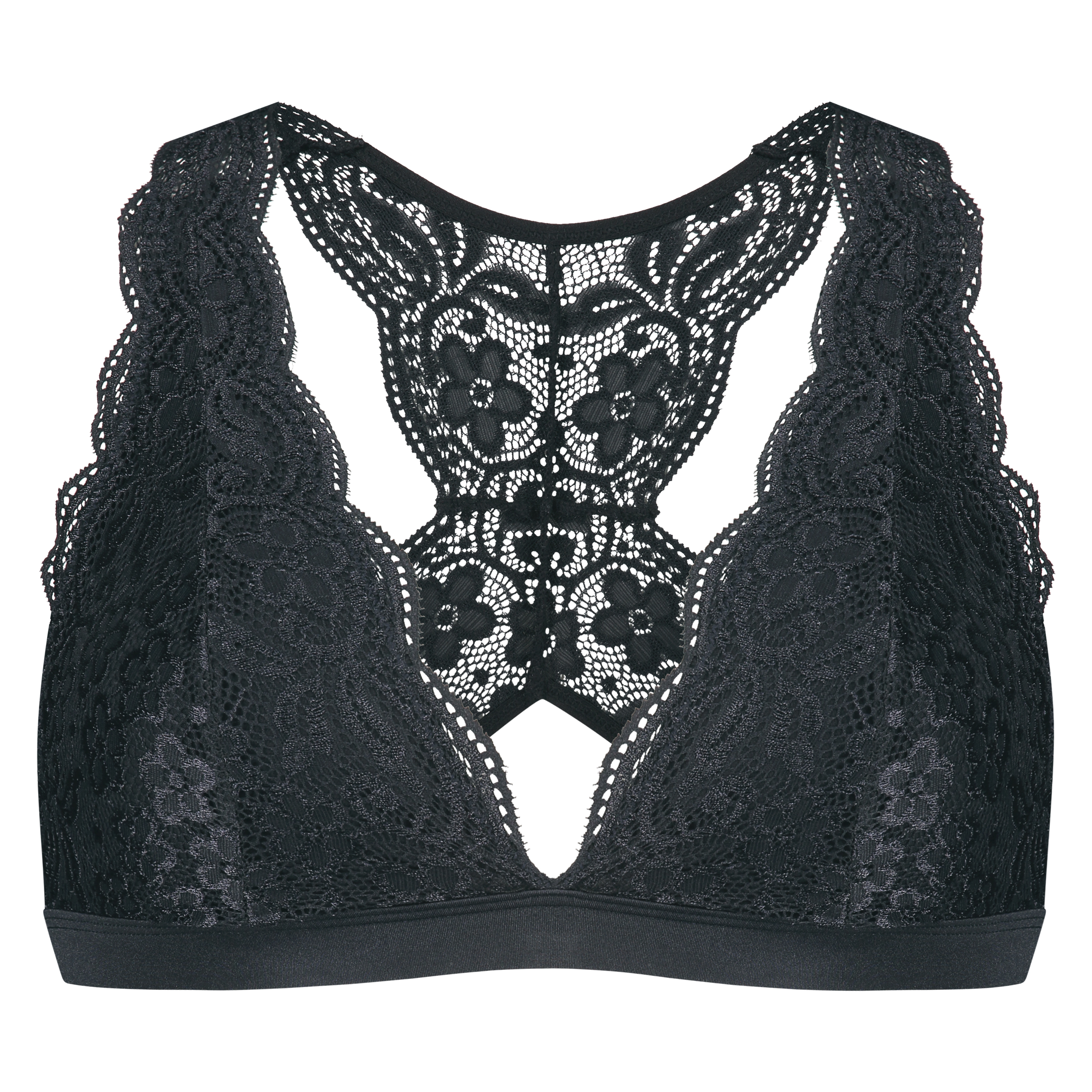 Brassi&egrave;re Halter dos nageur, Noir, main