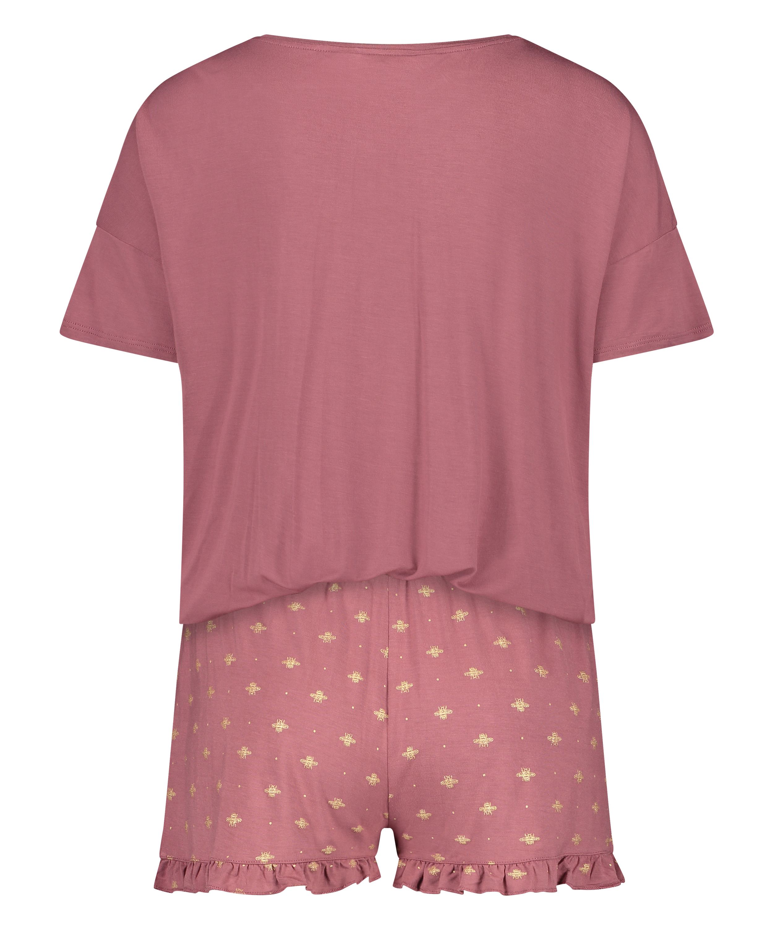 Korte pyjama set, Roze, main
