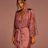Kimono All Over Lace, Roze