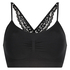 Naadloze bralette Marine, Zwart