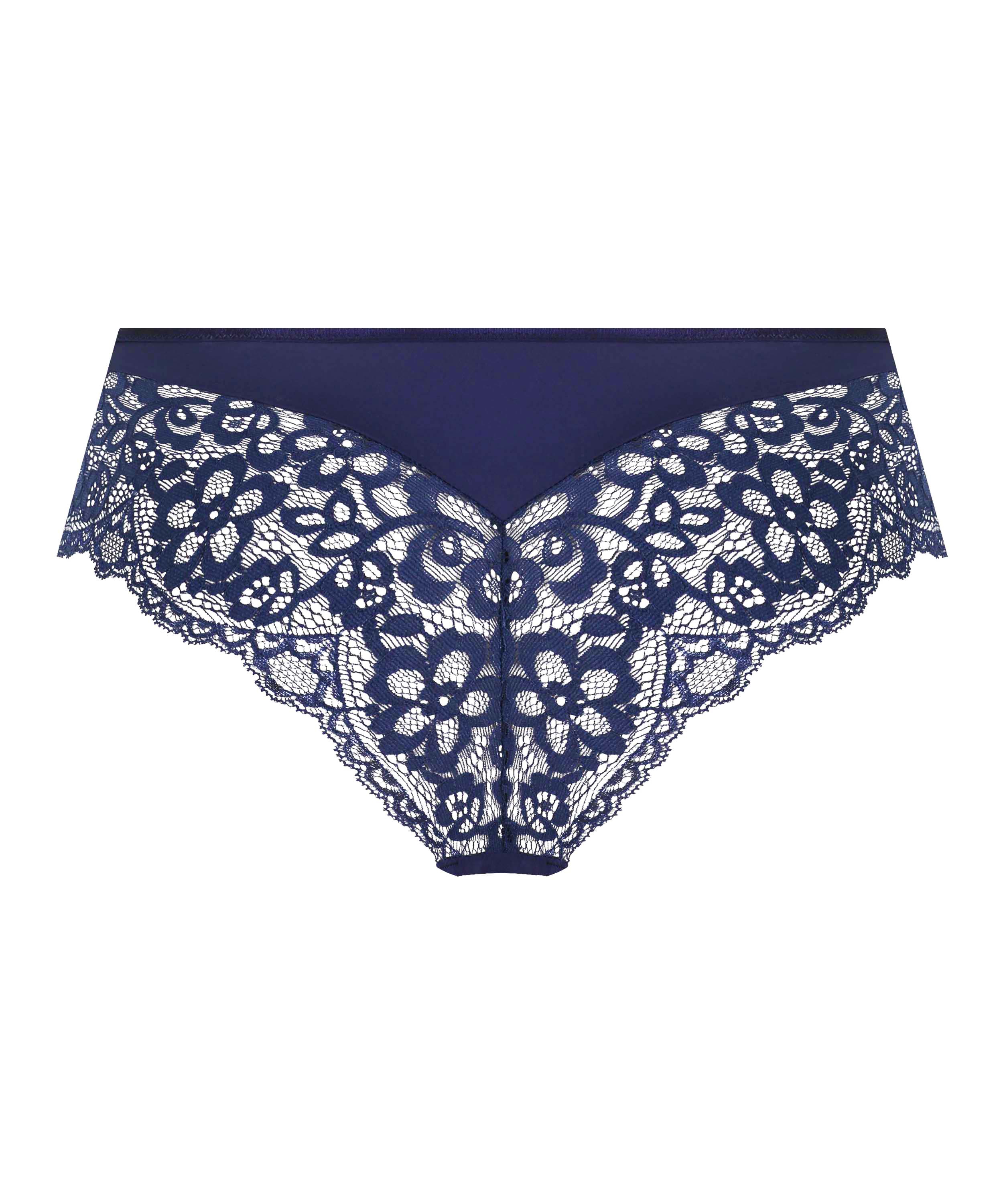 Slip brésilien Marine, Bleu, main