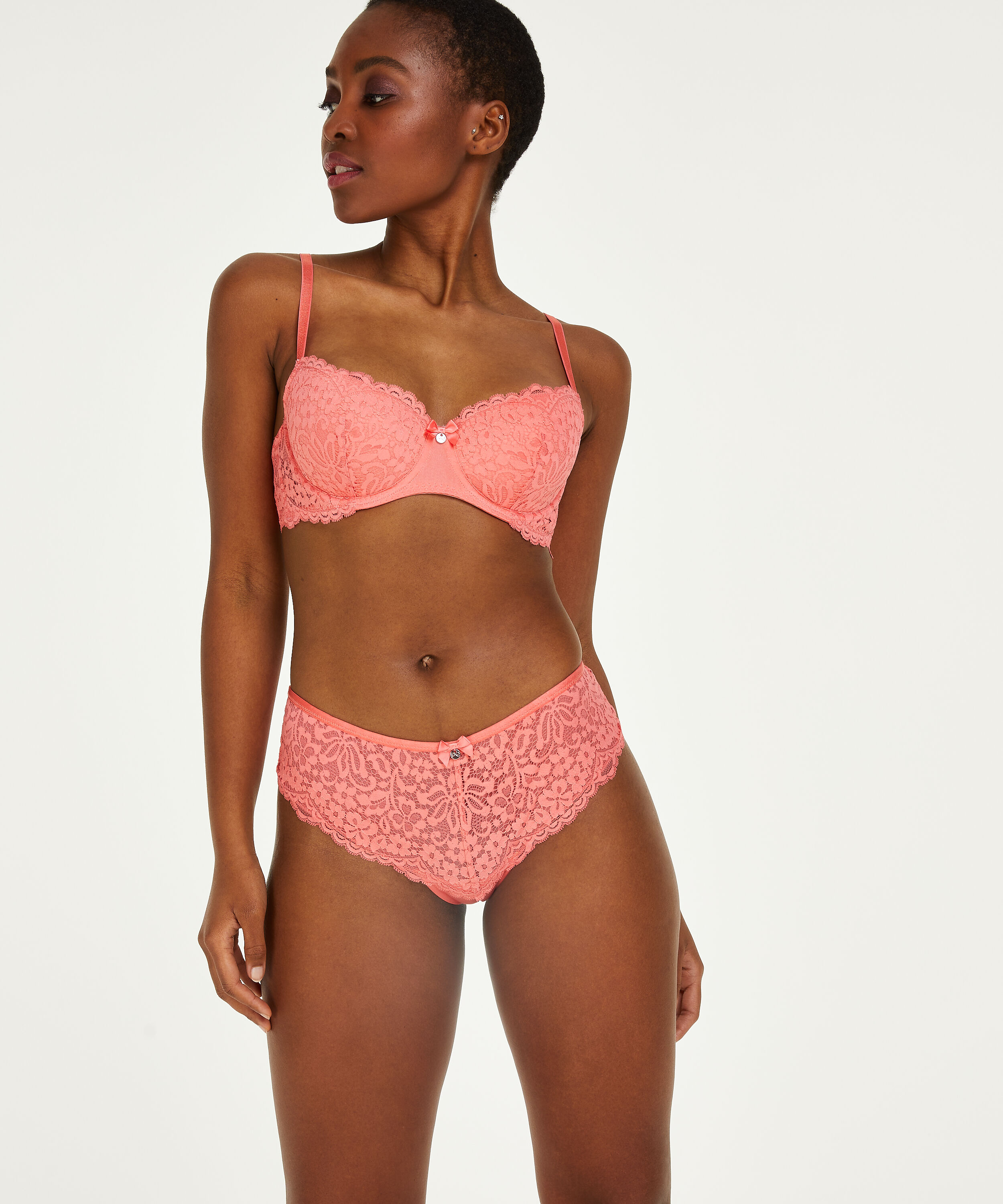 Slip br&eacute;silien Rose, Rose