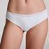 Slip brésilien en maille, Blanc
