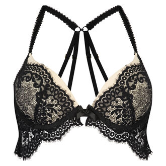 Soutien-gorge push-up &agrave; armatures pr&eacute;form&eacute; Ingrid, Noir