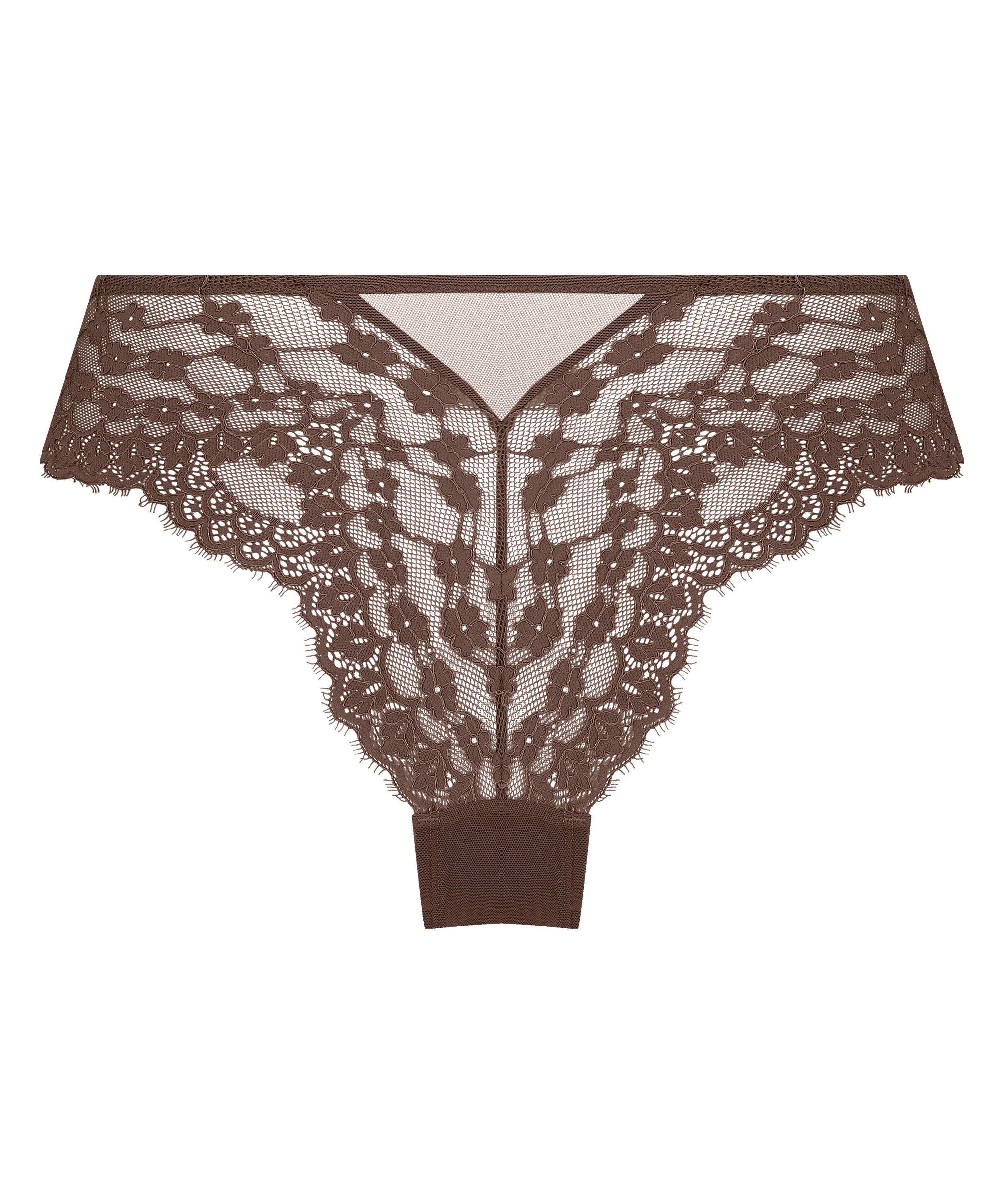 Slip br&eacute;silien Daisy, Brun, main