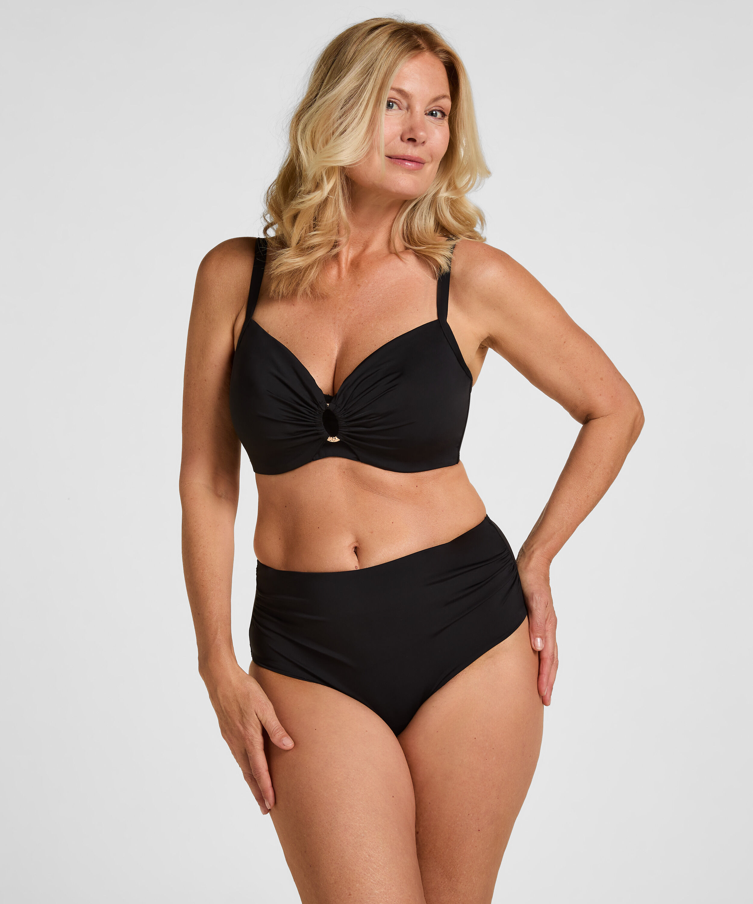 Corrigerend Bikinibroekje met Hoge Taille Luxe, Zwart Corrigerend Bikinibroekje met Hoge Taille Luxe, Zwart