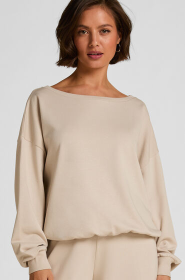 Hunkemöller Boatneck Sweater Audrey Beige