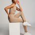 HKMX High waisted naadloze sportlegging, Beige