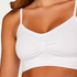 Seamless strappy top, Wit