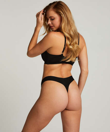 Niet voorgevormde beugel bh Minimizer, Zwart