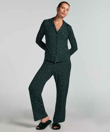 Pyjamabroek Jersey, Groen