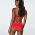 Fold over Bikinislip Sunset Dream, Rood