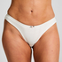 Culotte br&eacute;silienne Pointelle, Blanc
