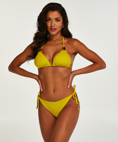Bas de bikini coquin Bahamas Rebecca Mir, Jaune