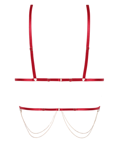 Brassière chain Top, Rouge