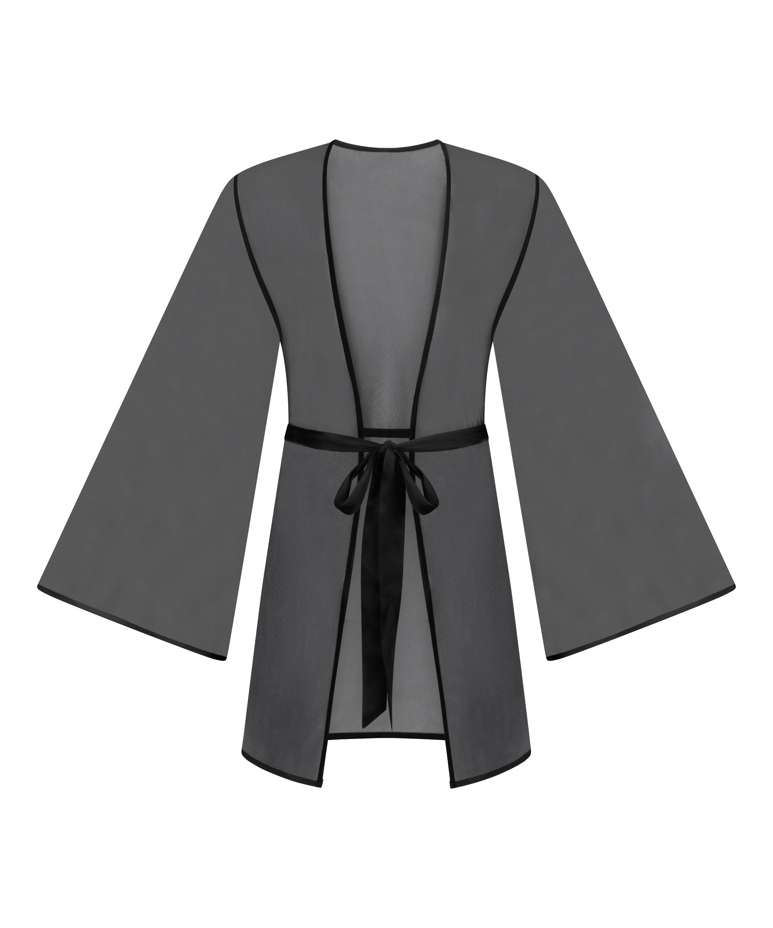 Kimono en maille Imani, Noir, main