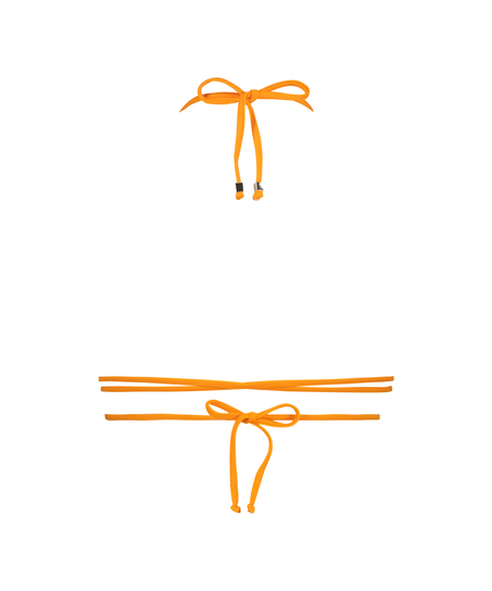 Haut de bikini triangle Doha, Orange