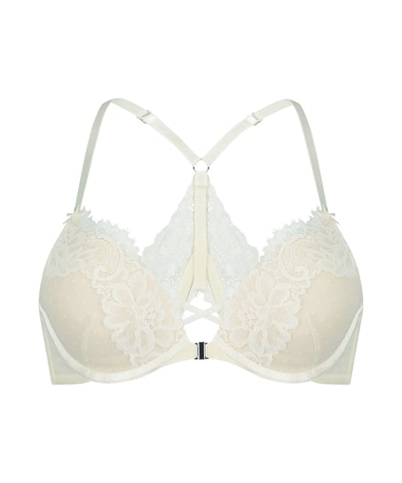 Soutien-gorge push-up rembourré Harmony, Blanc