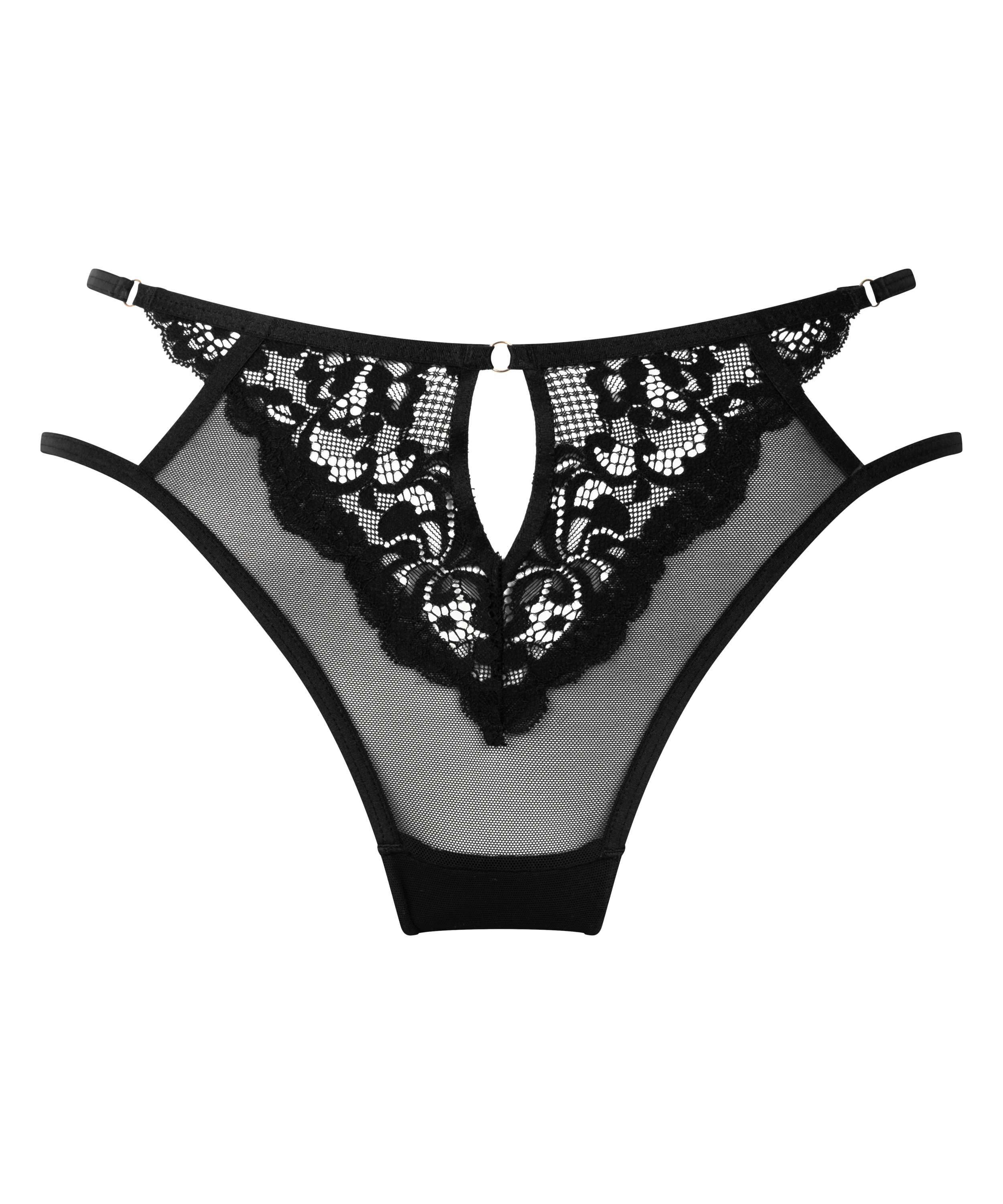 Slip br&eacute;silien Cinnamon, Noir, main