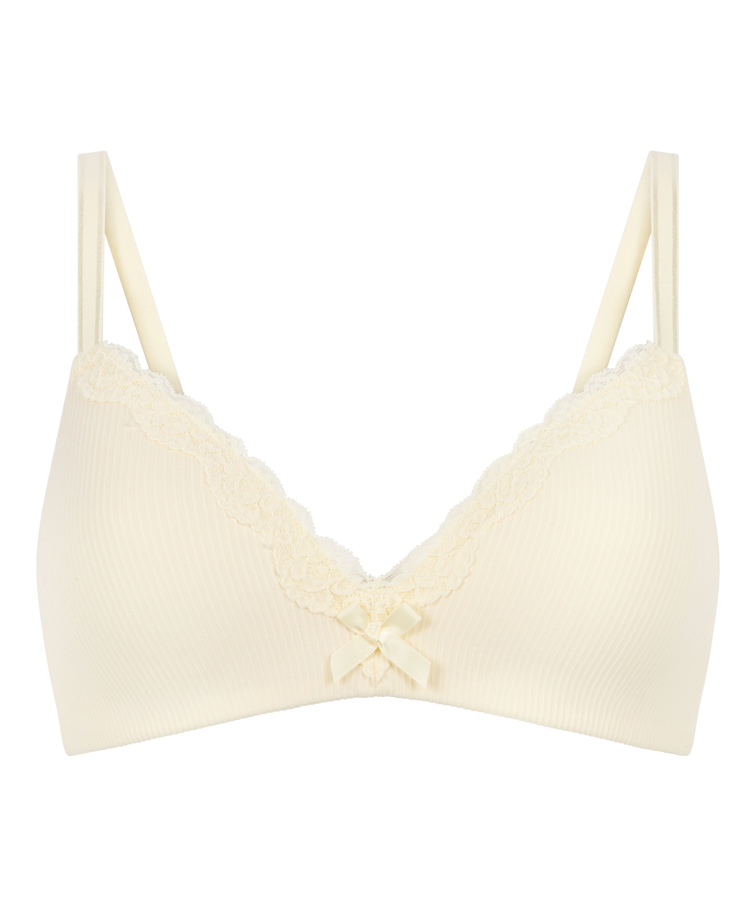 Soutien-gorge sans armature pr&eacute;form&eacute; Lola, Jaune, main