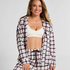 Pyjamatop Flannel, Wit