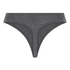 Tanga en coton doux, Gris