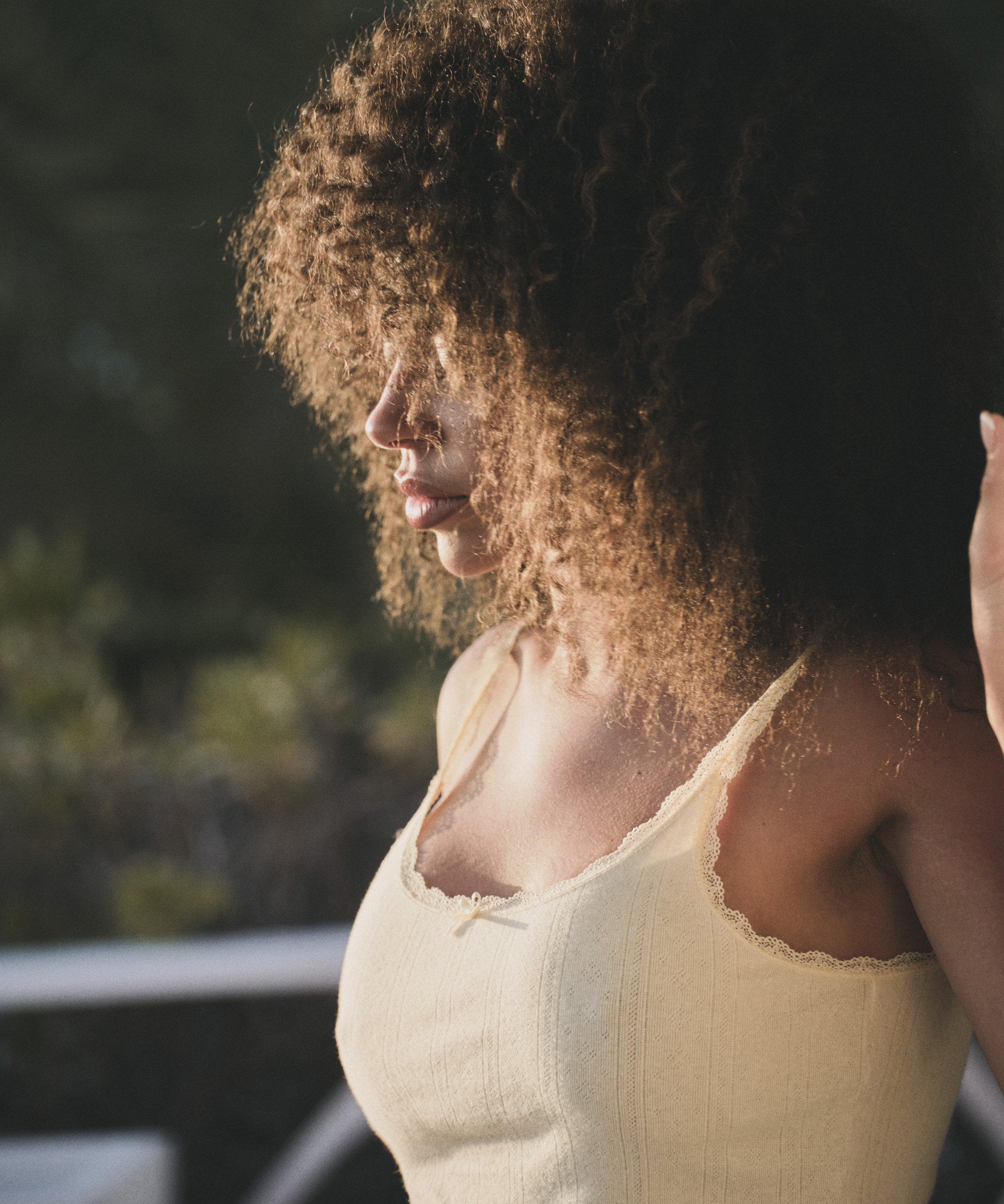 Pointelle Singlet, Geel, main